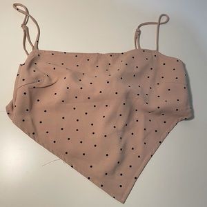 Polka doted top